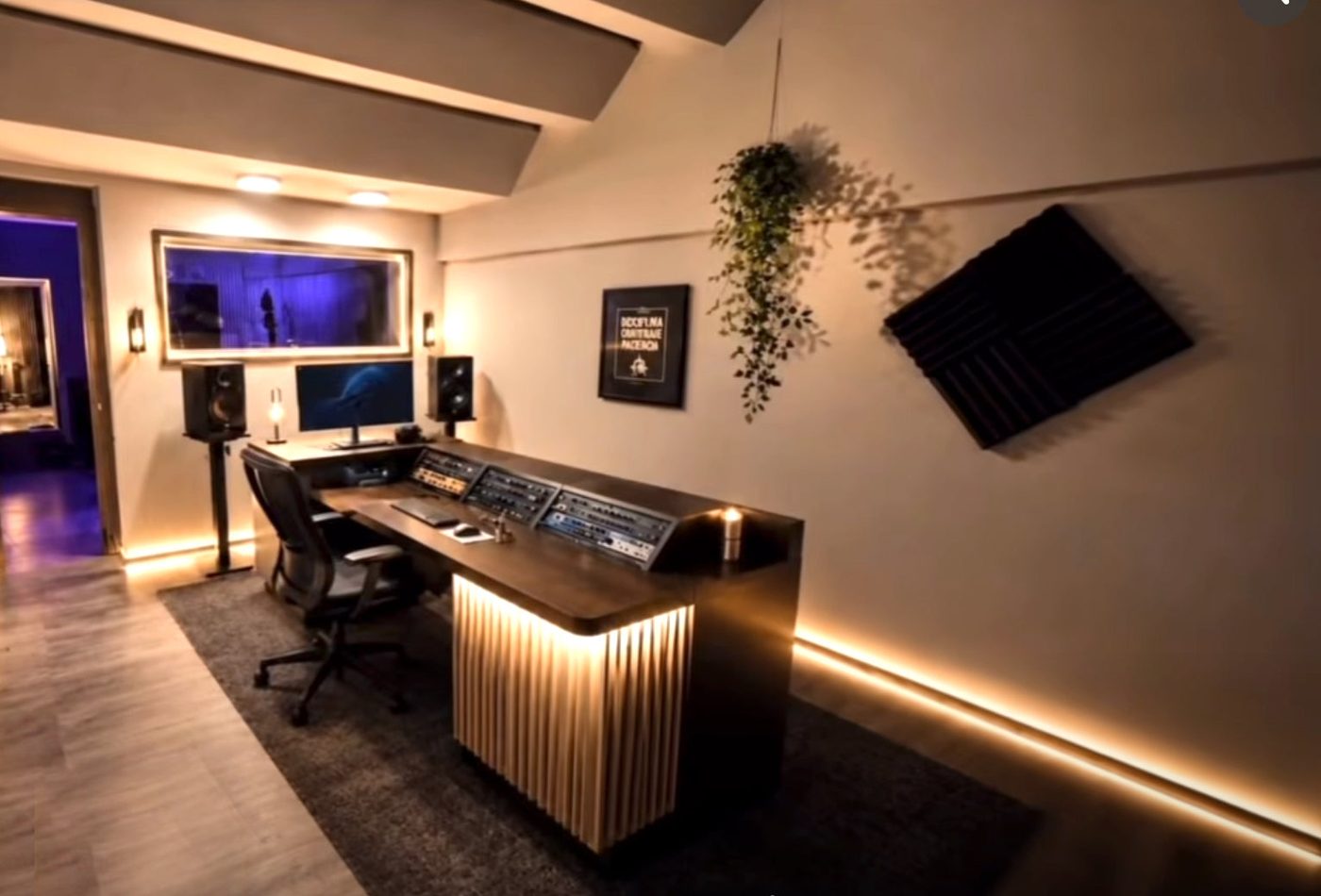 Sala de control del estudio